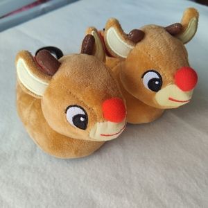 Rudolph the Red Nosed Reindeer Slippers size 1